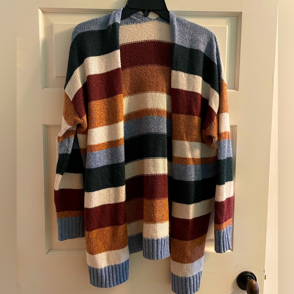 American Eagle Striped cardigan